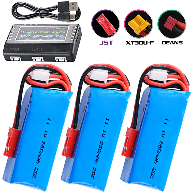 11.1V 550mAh Lipo Battery For  - Drone Racing Charger review and price