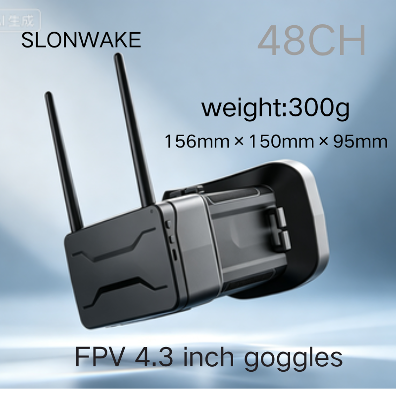 5.8G FPV Goggles 4.3 Inch 480* - Drone Racing Antenna review and price